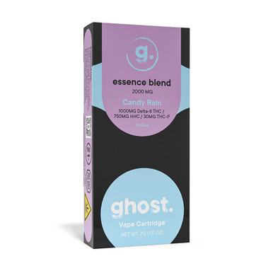 Ghost Hemp Essence Blend Delta-8 THC + HHC + THC-P Vape Cartridge 2G - Display of 5