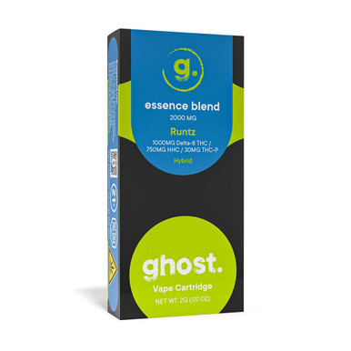 Ghost Hemp Essence Blend Delta-8 THC + HHC + THC-P Vape Cartridge 2G - Display of 5