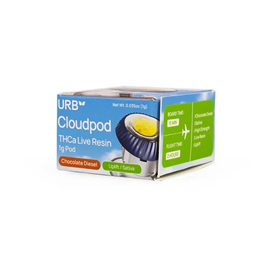 URB Cloudpod THCA Live Resin Dab Pod 1G