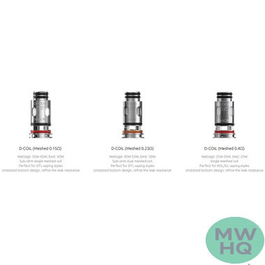 SMOK D-COIL Sub-Ohm Replacement Coil - Pack of 5