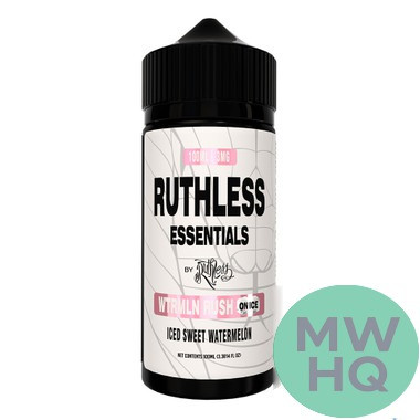 Ruthless Essentials Nicotine E-Liquid 100ML