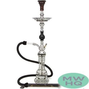 Khalil Maamoon 31 Inch Kahraamana Single Hose Hookah - Assorted Colors [KM 2089]