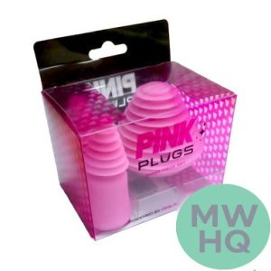 Pink Formula Glass Plugs - Pack of 3