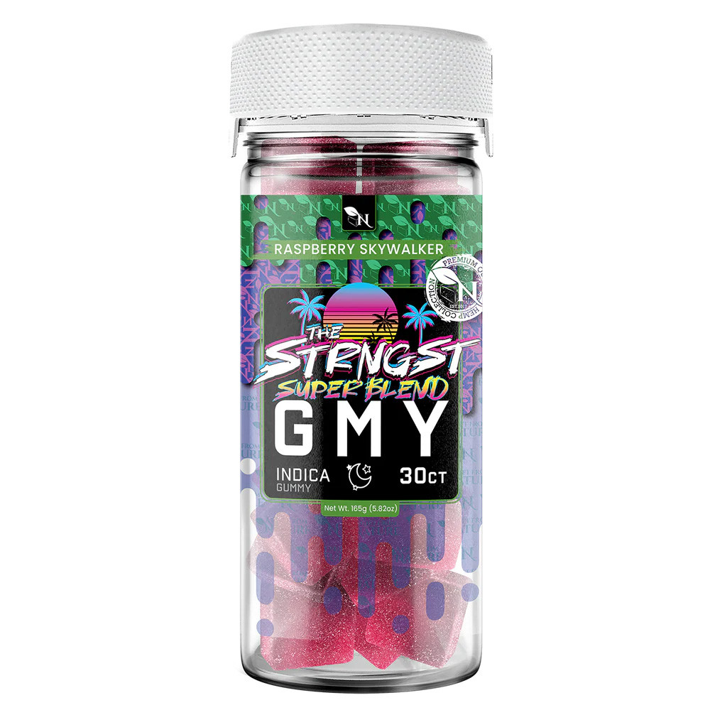 AGFN The Strngst Super Blend GMY THC-P + Delta-9 + Delta-8 + Live Resin Gummies 6000MG - 30ct Jar (MSRP $44.99)