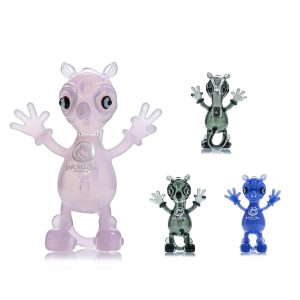 Dragon Glass Cartoon Character Water Pipe With Inline Perc - 190 Grams - 5.5 Inches - Assorted Colors [DGE-489] (MSRP $25.00)