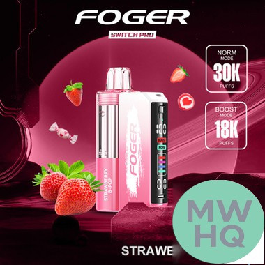 Foger Switch Pro Kit 30K Puffs 19ML Disposable Device & Power Bank - Display of 5