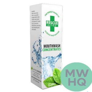 Rescue Detox Saliva Cleansing Mouthwash Concentrates 2oz