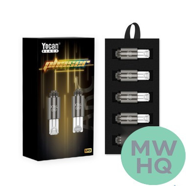 Yocan Black Phaser XTAL Replacement Tips - Pack of 5