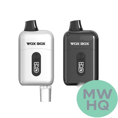 Luzid Wox Box 650mAh Water Filtered Wax Vaporizer Battery - Display of 4