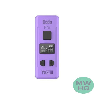 Yocan Kodo Pro 400mAh Cartridge Vaporizer Box Mod - Display of 20