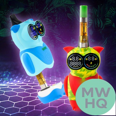 Ooze Hoot Character 650mAh Dual 510 Cartridge Device Battery With Digital Screen