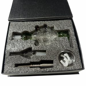 Dragon Glass Turtle Design Nectar Collector Set - Assorted Colors [NC-002] (MSRP $17.00)