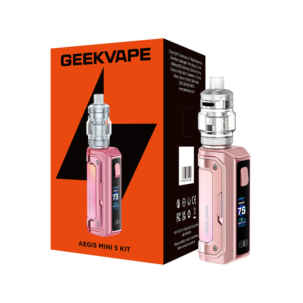 GeekVape Aegis Mini 5 100W 3200mAh Starter Kit With 5ML Z Nano 3 Tank (MSRP $72.90)