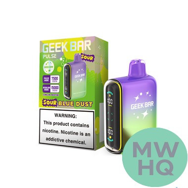 Geek Bar Pulse 16ML 15K Puffs Disposable Device With Battery & E-Liquid Full Screen - Display of 5