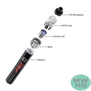 LTQ Vapor Pillar Tin Pack Kit 380mAh VV 510 Concentrate Vaporizer Battery