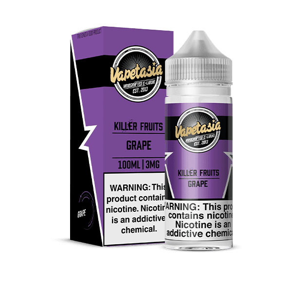 Killer Fruits By Vapetasia Synthetic Nicotine E-Liquid 100ML (MSRP $24.99)