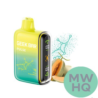 Geek Bar Pulse 16ML 15K Puffs Disposable Device With Battery & E-Liquid Full Screen - Display of 5