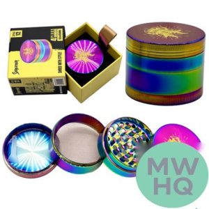 Shredder 4 Piece Medium Grinder - Style 12 - 55mm - 4 Part
