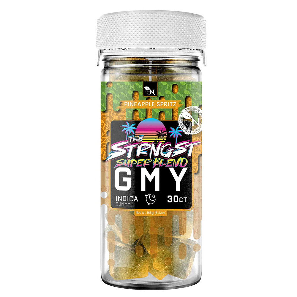 AGFN The Strngst Super Blend GMY THC-P + Delta-9 + Delta-8 + Live Resin Gummies 6000MG - 30ct Jar (MSRP $44.99)