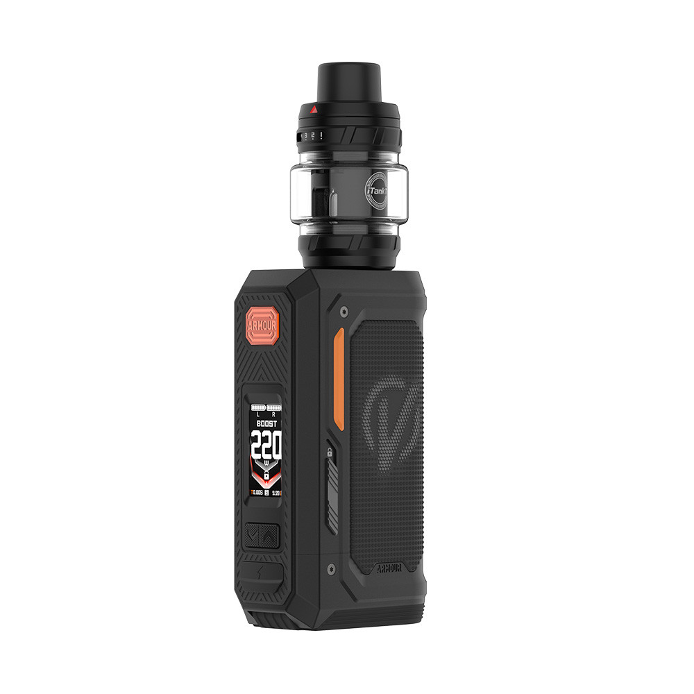 Vaporesso Armour Octa 220W Dual 18650 Starter Kit With 6ML iTank T (MSRP $80.00)