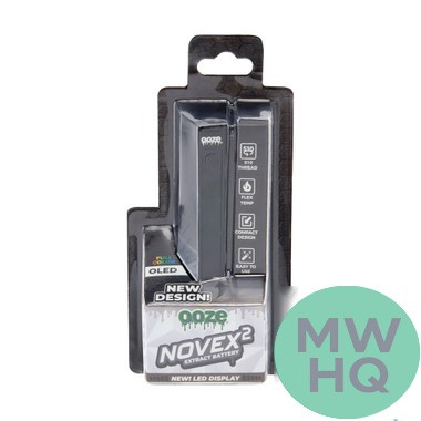 Ooze Novex 2 400mAh VV Extract Mod Battery Vaporizer With OLED Screen