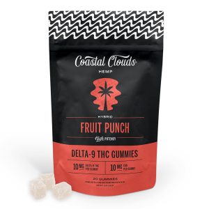 Coastal Clouds Delta-9 THC Gummies - 20ct Pack - Display of 5 Packs - FLORIDA COMPLIANT (MSRP $29.99 Each)