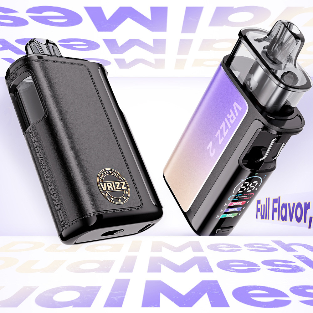 VooPoo VRIZZ 2 1350mAh Pod System Starter Kit With 15ML Refillable Cartridge Pod (MSRP $19.99)