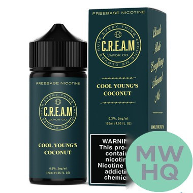 C.R.E.A.M Vapor Co. Nicotine E-Liquid 120ML