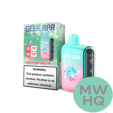 Geek Bar Pulse 16ML 15K Puffs Disposable Device With Battery & E-Liquid Full Screen - Display of 5