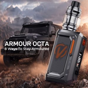 Vaporesso Armour Octa 220W Dual 18650 Starter Kit With 6ML iTank T (MSRP $80.00)