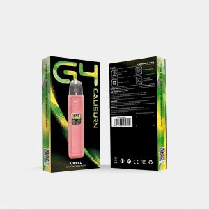 Uwell CALIBURN G4 1300mAh Pod System Starter Kit With 2 x 3ML Refillable CALIBURN GPP Integrated Coil Cartridge Pod