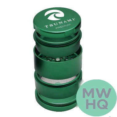 Tsunami Premium Micro Rounded Teeth Grinder - 5 Part