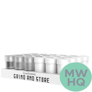 White Rhino Grind And Store - Display of 24