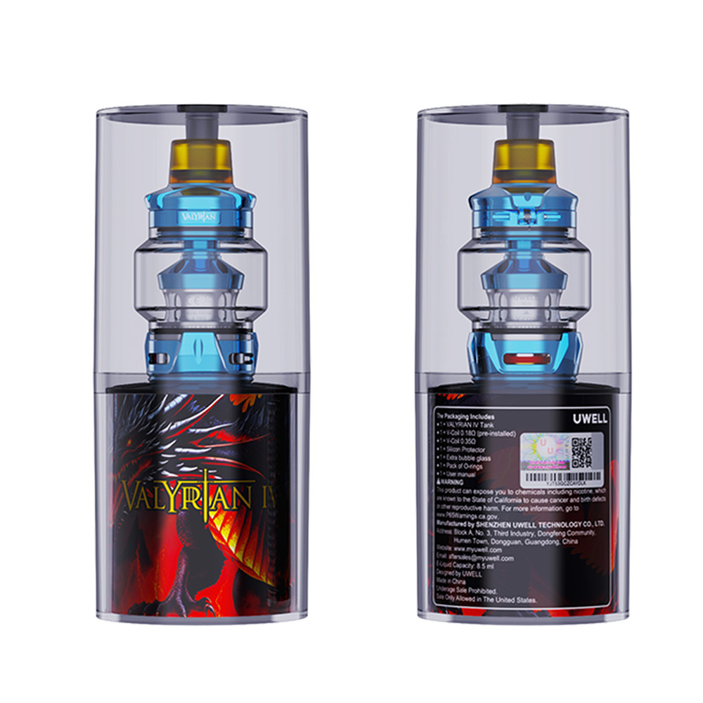 Uwell VALYRIAN IV 8.5ML Refillable Replacement Tank (MSRP $49.99)