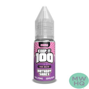 Keep It 100 Bar Salts Nicotine Salt E-Liquid 10ML - Display of 10