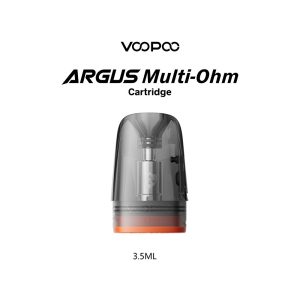 VooPoo Argus Multi-Ohm 3.5ML Refillable Replacement Cartridge Pod - Pack of 3 (MSRP $12.99)