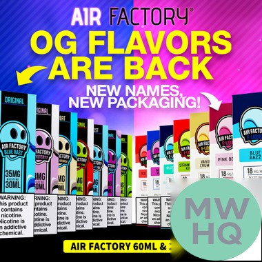 AIR FACTORY Salts Nicotine Salt E-Liquid 30ML