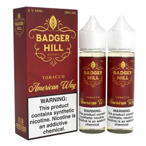 Badger Hill Reserve Synthetic Nicotine E-Liquid 120ML (2 x 60ML)