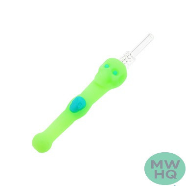 Stratus Silicone Skull Dipper Glow In The Dark With 14MM Quartz Tip