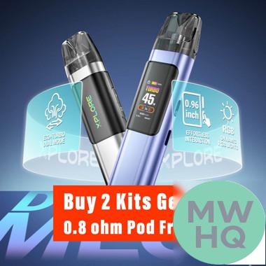 URBAN TALE x LOST MARY Xplore Pro 1200mAh Pod System Starter Kit With 2 x 2ML Refillable Xplore Top Fill Pod