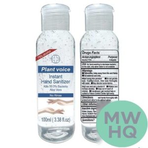 Plant Voice Instant Hand Sanitizer 100ML
