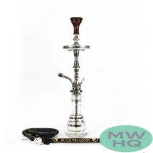 Khalil Maamoon 27 Inch Shamadan 1 Level Single Hose Hookah - Assorted Colors [KM-3080]