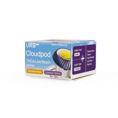 URB Cloudpod THCA Live Resin Dab Pod 1G