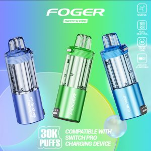 Foger Switch Pro 30K Puffs 19ML Nixodine Disposable Pod Vape - Display of 5 (MSRP $16.99 Each)