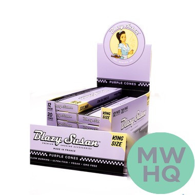 Blazy Susan Purple Premium Pre-Rolled Cones