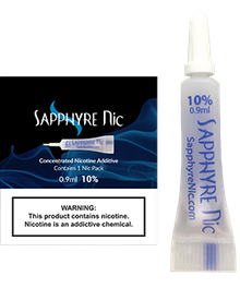 Sapphyre Nic 0.9ML Concentrated Nicotine Additive - Display of 50