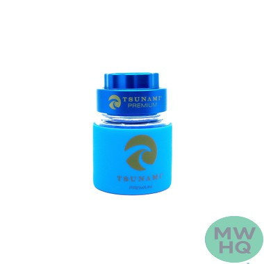 Tsunami Premium Metal Grinder Air Tight Glass Jar With Locking Lid