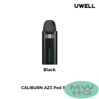 Uwell Caliburn AZ3 750mAh Pod System Starter Kit With 2 x 2ML Caliburn A3 Refillable Pod
