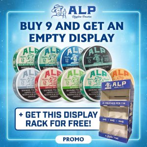 ALP Nicotine Pouches - 20 Pouches Per Can - Pack of 5 Cans (MSRP $7.99 Each)