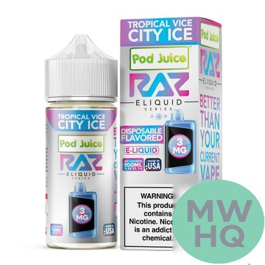POD Juice x RAZ Series Nicotine E-Liquid 100ML